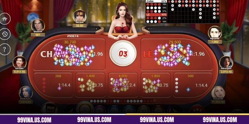 Các cửa cược Xóc Đĩa phổ biến tại 99VINA